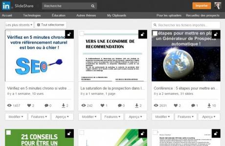 Comment se faire connaitre sur le web en tant que consultant slideshare