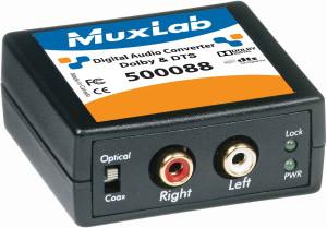Convertisseur audio numérique, Dolby et DTS 500088 Muxlab