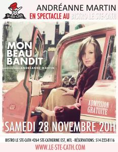 Spectacles gratuits à Montréal ANDREANNE NOVEMBRE EDIT