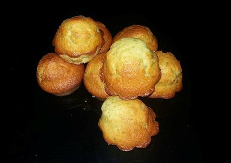 Muffins amande, pistache et fleur d'oranger Muffins amande, pistache, fleur d'oranger