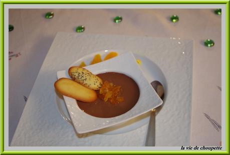 PETITS POTS DE CREME AU CHOCOLAT ET A L'ORANGE Petits pots de crème au chocolat et à l'orange-425