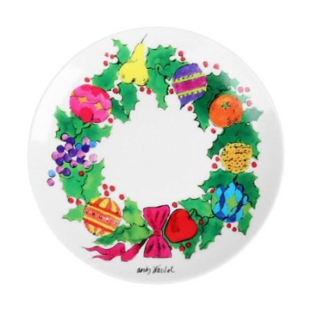 Andy Warhol - Christmas Wreath ligne blanche