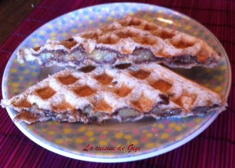 goûter WW à 3 pp croque choco banane ww