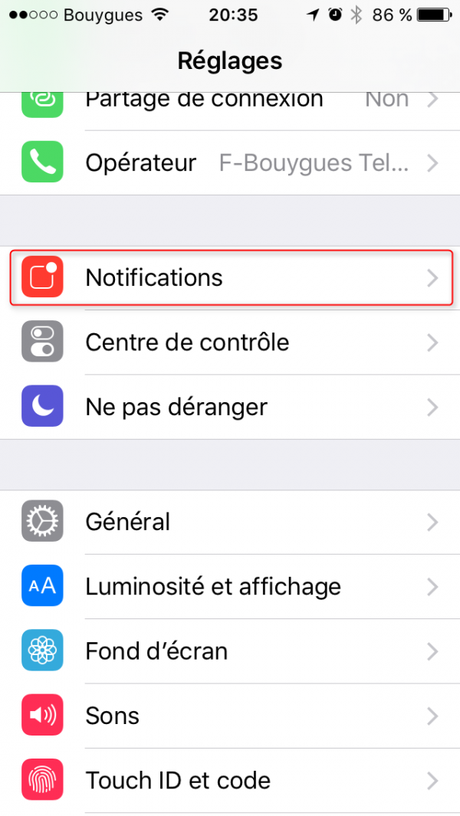 iPhone : Comment désactiver le deuxième avertisseur sonore à la réception d’un message? iPhone_notification_sonore_14