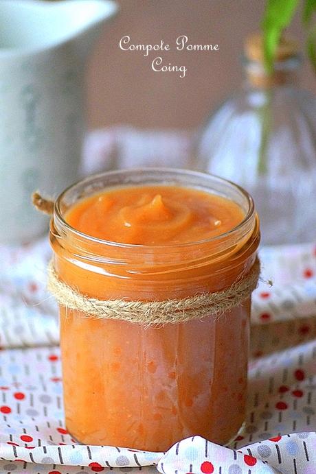 Compote de pommes & coings Compote de pommes & coings