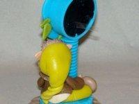 Horloge avec p'tite elfe en porcelaine froide Horloge avec p'tite elfe en porcelaine froide