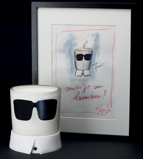 Candle Karl, la bougie de Noël de Karl Lagerfeld...