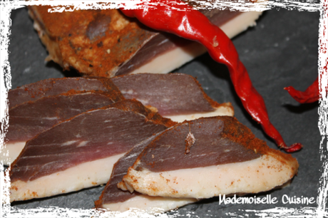 Magret de canard séché au piment fait maison Magret de canard séché au piment fait maison