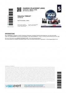 Créer une belle billetterie avec Weezevent : les e-billets e-billet weezevent grand prix de Pau