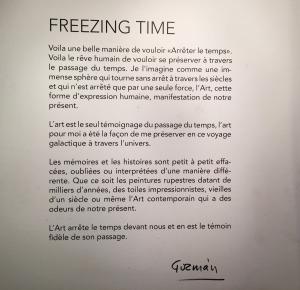 Galerie LEE « Freezing Time » de Mayte GUZMAN jusqu’au 23 Décembre 2015 IMG_0411
