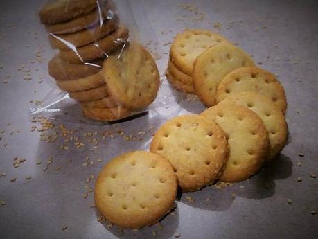 Sablés aux graines de sésame Biscuits sésame1