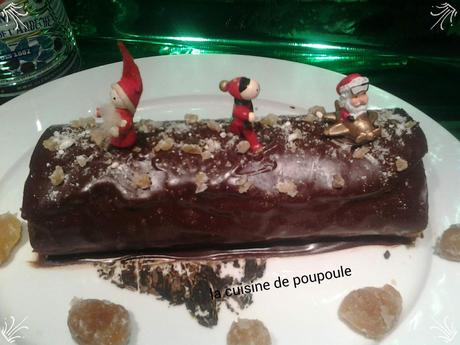 Bûche choco-marrons au thermomix ou sans Bûche choco-marrons au thermomix ou sans