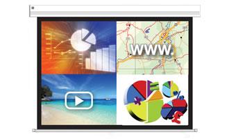 Présentation collaborative en Wifi sur grand écran avec le WPS Pro d’OPTOMA Split screen