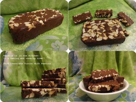 TOURON AU CHOCOLAT NOIR ET CACAHUÈTES / DARK CHOCOLATE TURRÓN WITH PEANUTS / TURRÓN DE CHOCOLATE NEGRO Y CACAHUETE TOURON AU CHOCOLAT NOIR ET CACAHUÈTES / DARK CHOCOLATE TURRÓN WITH PEANUTS / TURRÓN DE CHOCOLATE NEGRO Y CACAHUETE