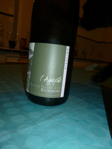 Riesling de V. Sipp et Volnay de N. Rossignol pour accompagner un repas expérimental à base de foie gras et saint Jacques P1030447