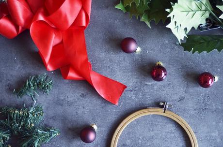 Ma petite couronne de Noël . Ma petite couronne de Noël .