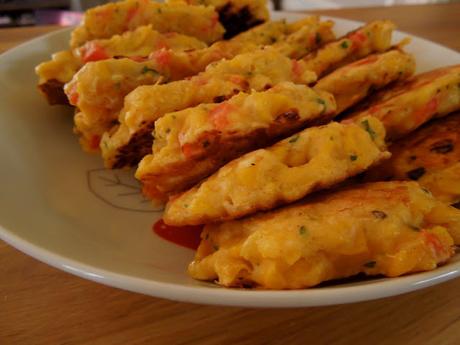 Galettes de maïs au poivron Galettes de maïs au poivron