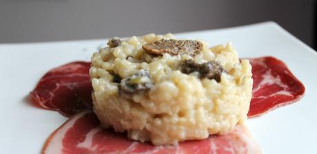 Risotto aux morilles (et à l'huile de truffe)