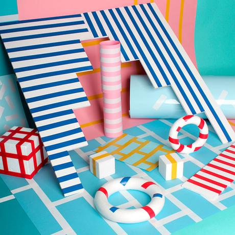 Le graphisme géométrique coloré de Marta Veludo Bold colorful and geometric design by Marta Veludo