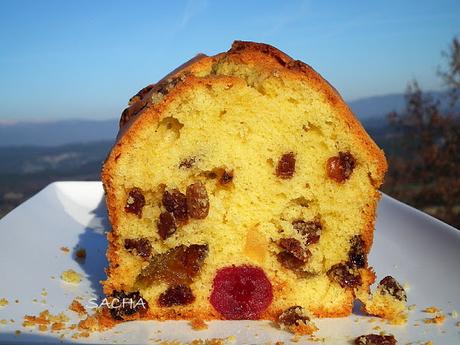 Cake Noël fruits confits Balade dans ville Basse Cavaillon colline Jacques Clichés diaporama