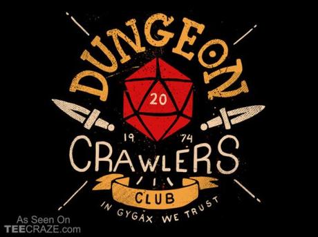 Avez-vous votre T-Shirt Dungeon Crawlers Club ?