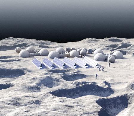 A la recherche de la nouvelle Terre Reconquête de la Lune, par Christophe Martin (Licence CC).