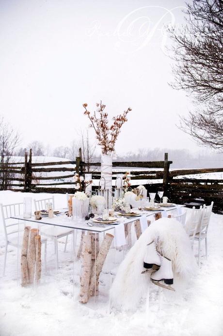 diner mariage hiver