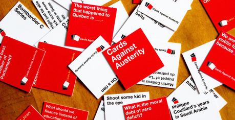 Cards Against Austerity débarque sur la Toile