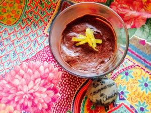 Mousse au chocolat et zestes de citrons confits Mousse au chocolat et zestes de citrons confits