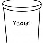 dessin de yaourt