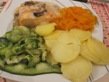 Saumon à la sauce dieppoise au thermomix (ou cook expert de magimix ) Saumon à la sauce dieppoise au thermomix (ou cook expert de magimix )