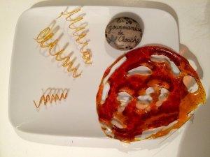 Déco en caramel pour ma bûche de Noël Déco en caramel pour ma bûche de Noël