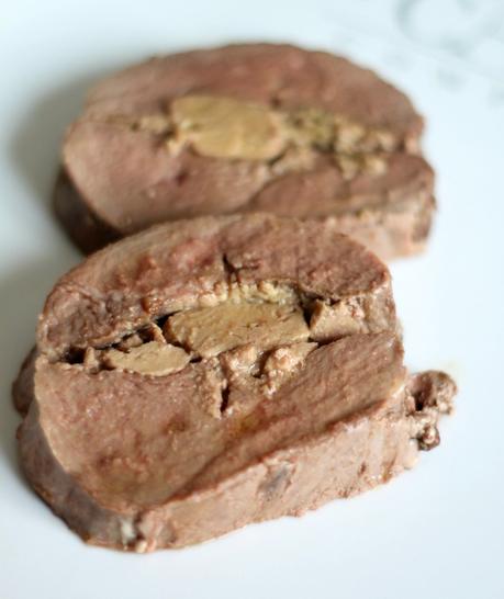 Rôti de magrets de canard farci au foie gras 