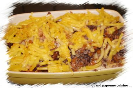 GRATIN DE CONFIT DE CANARD AU FOIE GRAS gratin de confit de canard-1171