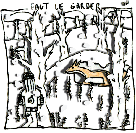 FAUT LE GARDER, strip de Z2da pour illustrer chronique 7BD sur Fox's Garden FAUT LE GARDER, strip de Z2da pour illustrer chronique 7BD sur Fox's Garden