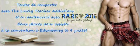 Tentez de remporter votre place pour assister à la convention RARE2016 à Edimbourg Tentez de remporter votre place pour assister à la convention RARE2016 à Edimbourg