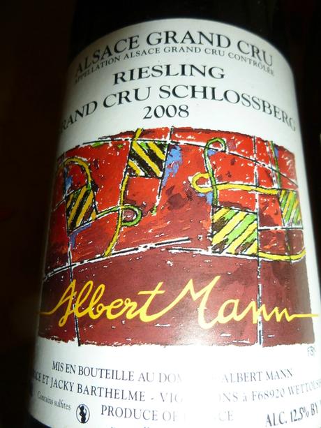 Sur la route des Rois Mages, quelques vins prodiges! Albert Mann, Schlossberg 2008 P1030510