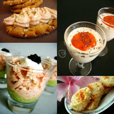 A tartiner, en verrine, roulé, cru, cuit, quelques idées pour vos apéritifs A tartiner, en verrine, roulé, cru, cuit, quelques idées pour vos apéritifs