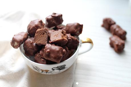 Recettes de fêtes {Best of} ! rochers praline chocolat