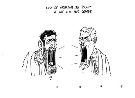 Ahmadinejad et Bush jouent à celui qui a la plus grande