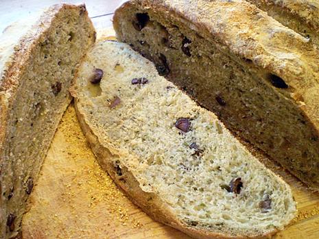 pain à l’olive pain aux olives