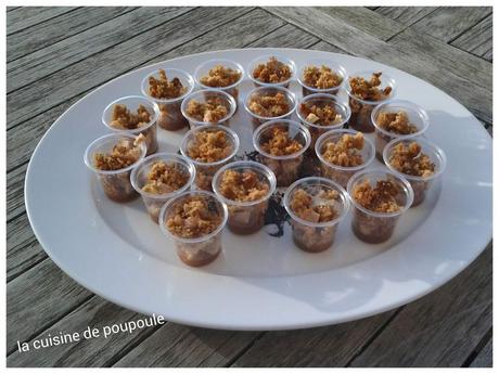 Verrines de foie gras et pain d’épices sans gluten Verrines de foie gras et pain d’épices sans gluten