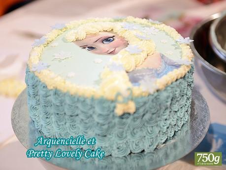 Salon du Blog Culinaire Soissons 2015 Gâteau Reine des Neiges côté