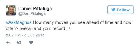 Magnus Carlsen interviewé par ses fans Magnus Carlsen interviewé par ses fans