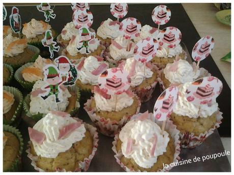 Cupcake jambon moutarde au thermomix ou sans Cupcake jambon moutarde au thermomix ou sans
