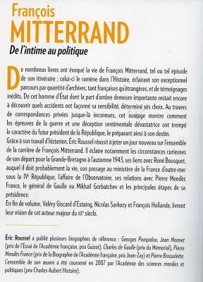 Le 23 janvier à Louviers Eric Roussel évoquera la vie de François Mitterrand Le 23 janvier à Louviers Eric Roussel évoquera la vie de François Mitterrand