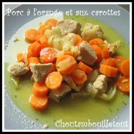 Porc à l'orange et aux carottes porc à l orange