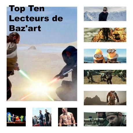 Le top ten 2015 de nos lecteurs : résultats et bilan!! collage top ten baz art