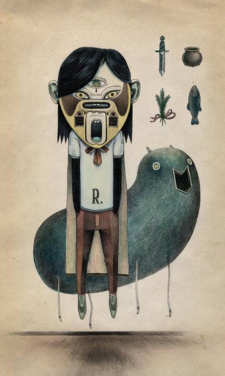 Primitive inspired characters by Raymond Lemstra