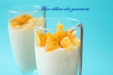 MOUSSE D'ORANGE A LA CANNELLE MOUSSE D'ORANGE A LA CANNELLE